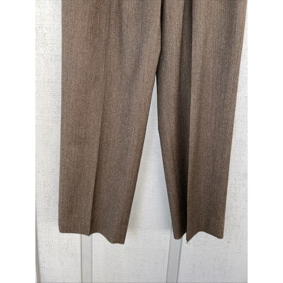 Talbots Women’s 12 Wool Dress Pants Wide Leg Lined Career Country Club Cleaned - Picture 8 of 14